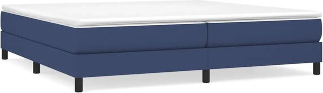 vidaXL Boxspringbett in Blau mit Stoffbezug B/T/H: 200 x 200 x 203 cm - Bild 1