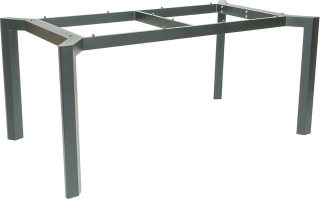 Stern Tischgestell Penta Aluminium in Graphit mit Nivelliersystem B/T/H: 160 x 90 x 73 cm - Bild 1