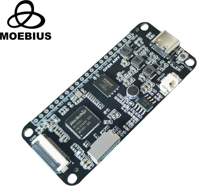 Openamv AI Entwicklungsboard für Künstliche Intelligenz und Linux Machine Vision mit NPU-Unterstützung für Spracherkennung in Schwarz - Bild 1
