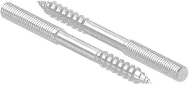 FeNau Stockschraube aus Edelstahl V2A in Silber, M6 x 80 mm - Bild 1