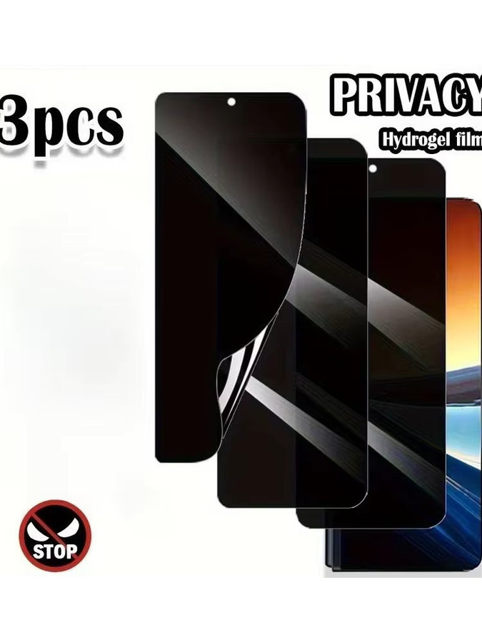 3 Stück Sichtschutz-Hydrogelfolie für Motorola G86 G84 G82 G72 G73 G75 G77 G67 G64 G56 G55 Displayschutzfolie - Bild 5