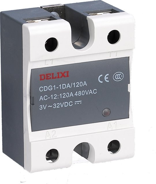 Delixi Halbleiterrelais SSR einphasig DC-Steuerung AC CDG11DA120A - Bild 1