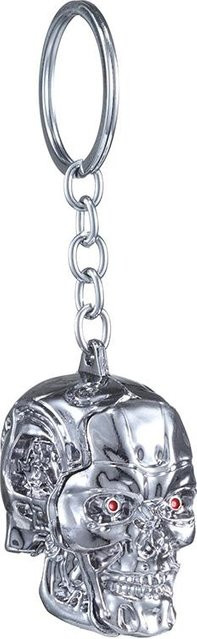 YIRAN Schlüsselanhänger Terminator Schädelkopf, gray, Unisex - Bild 1