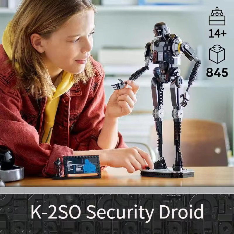 Hot Toys Star Wars Ando K-2SO Sicherheitsdroide Roboter-Baukasten, 845 Teile, ab 14 Jahren - Bild 3