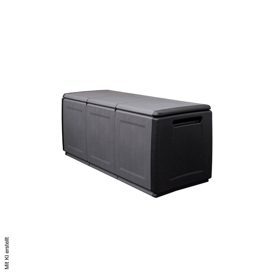 ArtPlast Multibox Cubo Aufbewahrungsbox Schwarz und Grau, B/H/L: 53 x 57 x 138 cm - Bild 2
