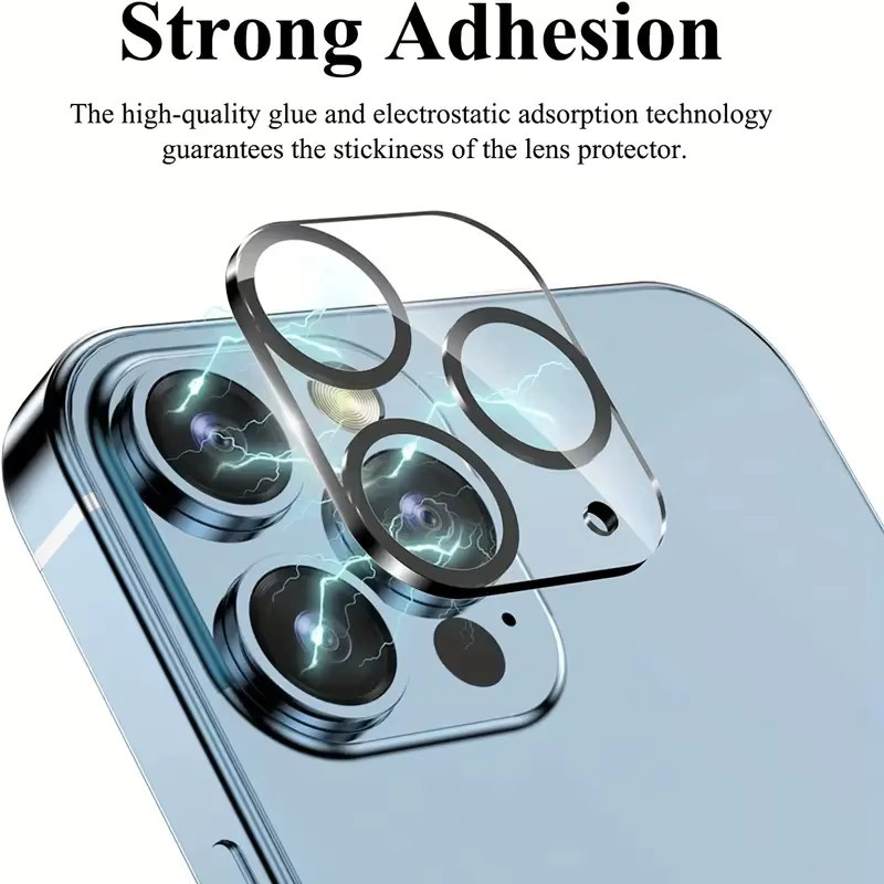 6-in-1 Schutzset aus gehärtetem Glas für Apple iPhone 11 bis 16 Pro Max und 15 Plus, transparent - Bild 3