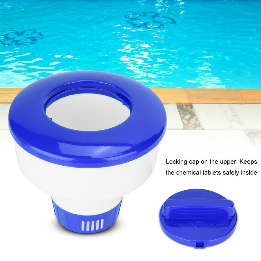 Lixada Schwimmender Chlorspender aus ABS für Whirlpools, Spas und Pools - Bild 3