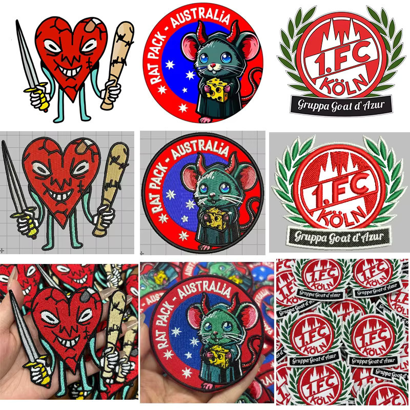 Personalisierte Stickerei-Patches von Prajna in Multicolour zum Aufbügeln oder Aufnähen für Schule und DIY-Projekte - Bild 2