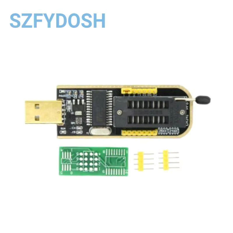 CH341A USB-Programmiermodul für EEPROM Flash BIOS 24 25-Serie inklusive SOIC8 SOP8 Testclip in Multicolor - Bild 2