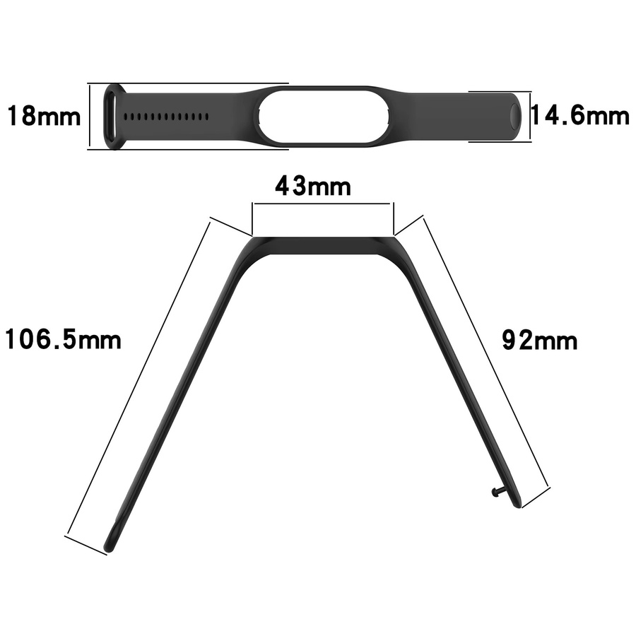 Xiaomi Silikonarmband, Unisex - Bild 4