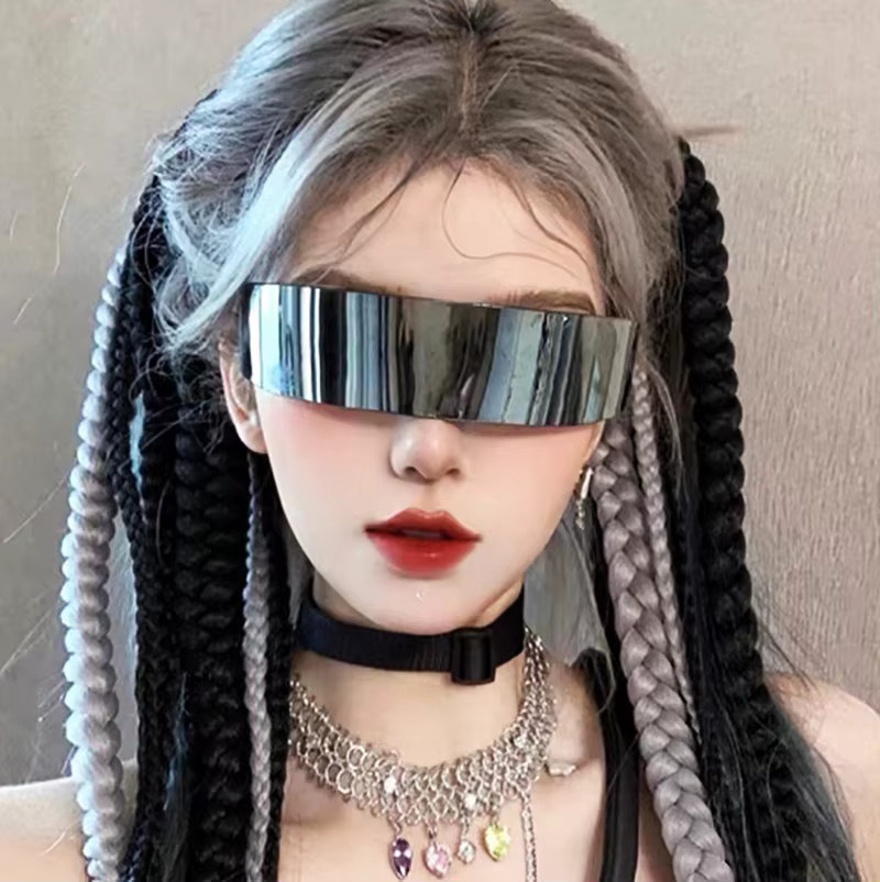 KLASSNUM Sonnenbrille, randlos, verspiegelt, Unisex - Bild 2