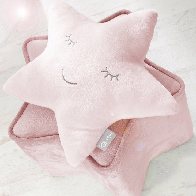Roba Kissen Stern in Pink, B/H: 19 x 32 cm - Bild 1