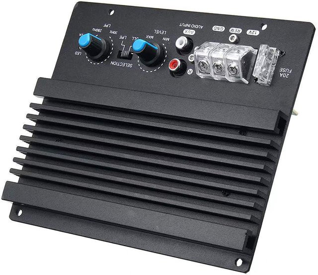 KUERL 12V Universal Mono Auto Verstärker Board 600W für Subwoofer in Schwarz - Bild 1