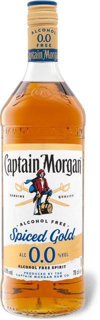 Captain Morgan, alkoholfreie Spirituose, Rum-Alternative, 0,7 l - Bild 1