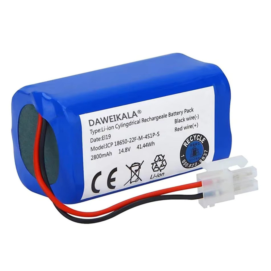 ILIFE Lithium-Batterie 14,4 V 3500 mAh für Roboter Staubsauger A4 A4s V7 A6 V7s Plus in Blau - Bild 1