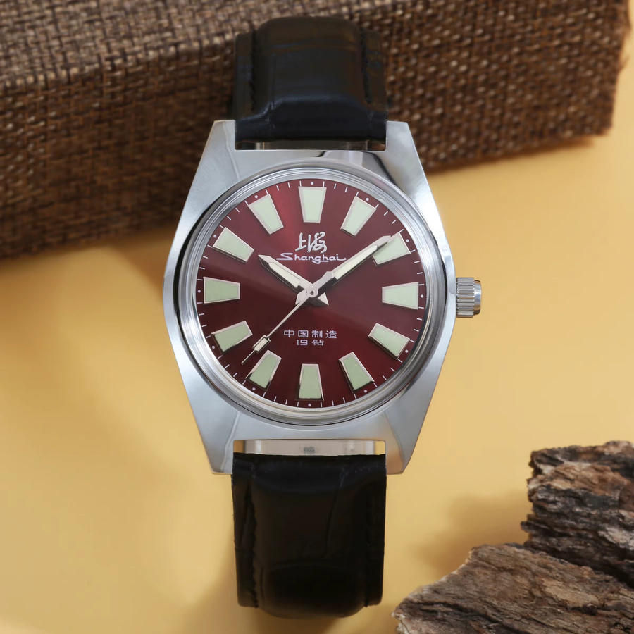 HEIMDALLR Armbanduhr, Handaufzug, Schwarz, Silber, Leder, Herren - Bild 2