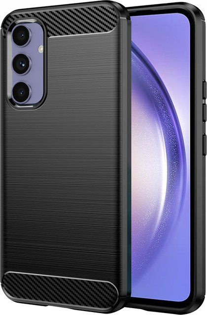 Techsuit Schutzhülle für Samsung Galaxy A54 A546 in Schwarz mit Carbon-Design - Bild 1