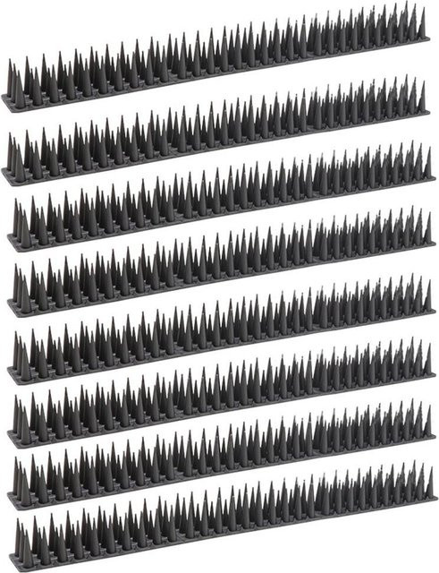 Changxingqiao Anti-Vogel-Stachelleiste zur Taubenabwehr aus Kunststoff, Schwarz, 8 Stück - Bild 1