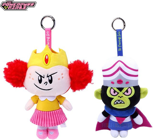 HUGKIS Prinzessin Morbucks Plüsch-Schlüsselanhänger, The Powerpuff Girls, Bunt / Mehrfarbig - Bild 1