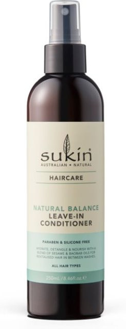 Sukin Natural Balance Conditioner Spray, 250 ml, Sesamöl, Klettenextrakt, Schachtelhalmextrakt - Bild 1