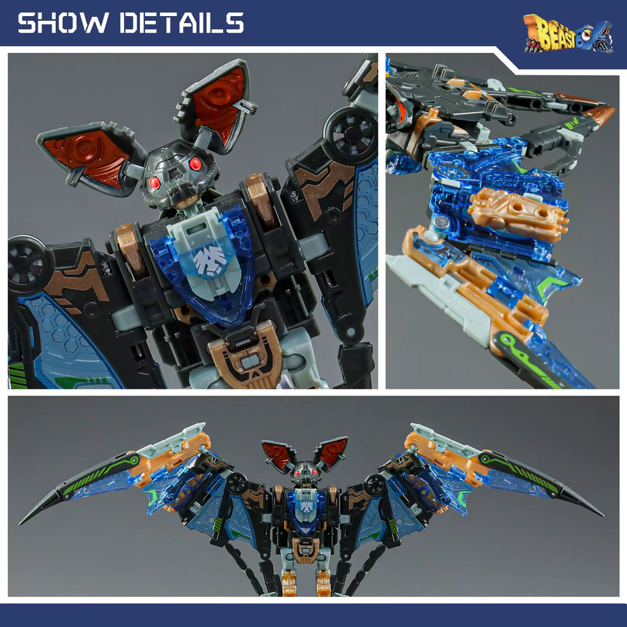 52TOYS BEASTBOX BB-64 RADIOHEADAR Schläger-Deformationsroboter, Actionfigur - Bild 3