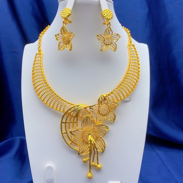 ANIID Schmuck-Set Halskette, Ohrringe, Gold, Damen - Bild 1