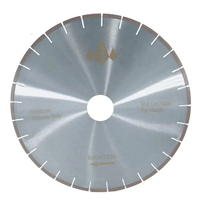 RIJILEI Sägeblatt für Marmor und Stein, Silber, Durchmesser: 45 cm - Bild 6