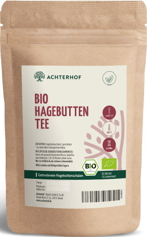 Achterhof Hagebuttentee Bio, koffeinfrei, 500g - Bild 1