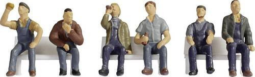 NOCH Sitzende Arbeiter 15278, Bemalt, Spur H0, 1:87 - Bild 1