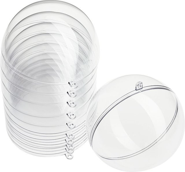 VBS Acrylkugeln transparent, 6 Stück, Durchmesser: 12 cm - Bild 1