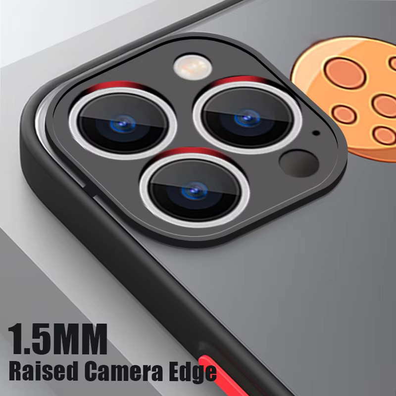 Crescent Astronauts Magnetische Handyhülle für iPhone 15 in Schwarz, stoßfeste TPU-PC-Abdeckung - Bild 4