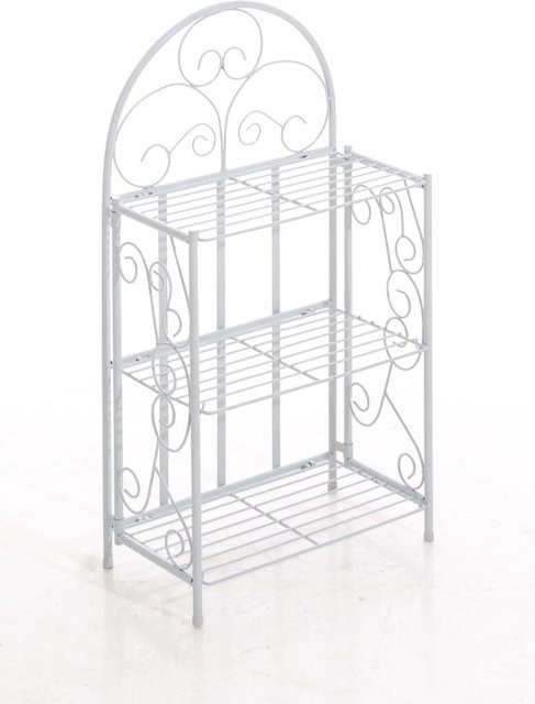 TPFGarden Standregal Rosi Pflanzregal aus Metall in Weiß, B/T/H: 45,5 x 24,0 x 81,5 cm - Bild 1