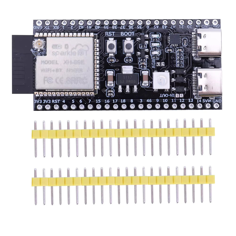 APWIKOGER ESP32 S3 Entwicklung Board mit WiFi und Bluetooth, Dual Typ-C, Schwarz - Bild 4
