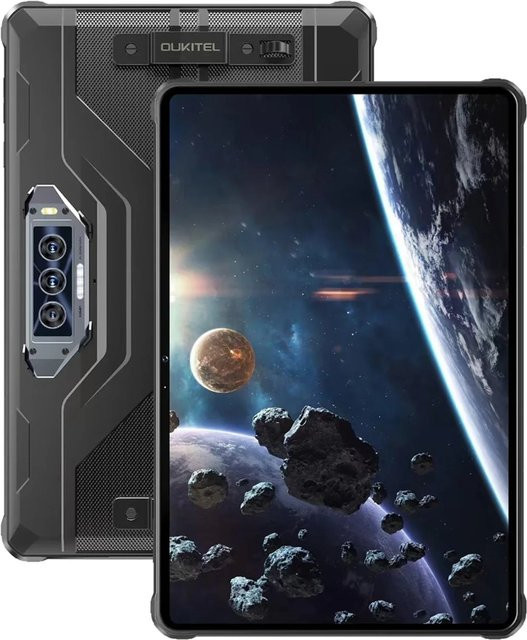 Oukitel RT8 Robustes Tablet mit 11 Zoll FHD+ Display, 6GB RAM, 256GB Speicher, MediaTek Helio G99, 20000mAh Akku, Android 13 und NFC in Schwarz - Bild 1