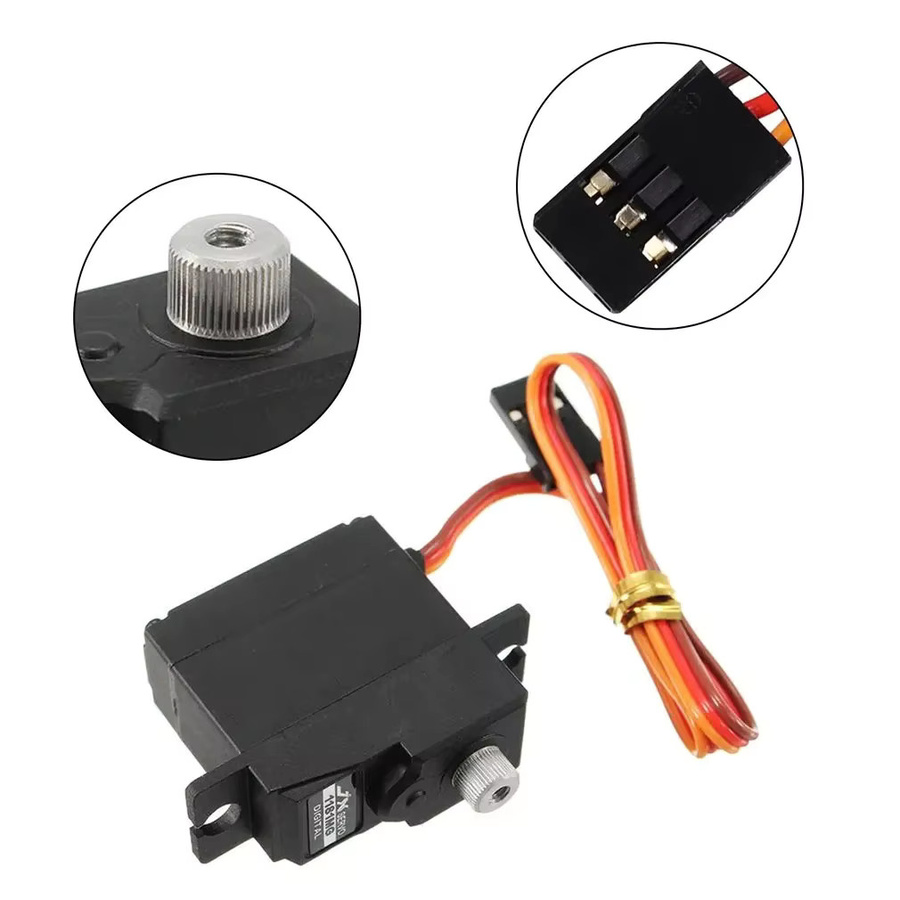 JX Servo PDI-1181MG Digital-Servo für WLtoys 144001 WPL RC Auto Hubschrauber Flugzeug - Bild 2