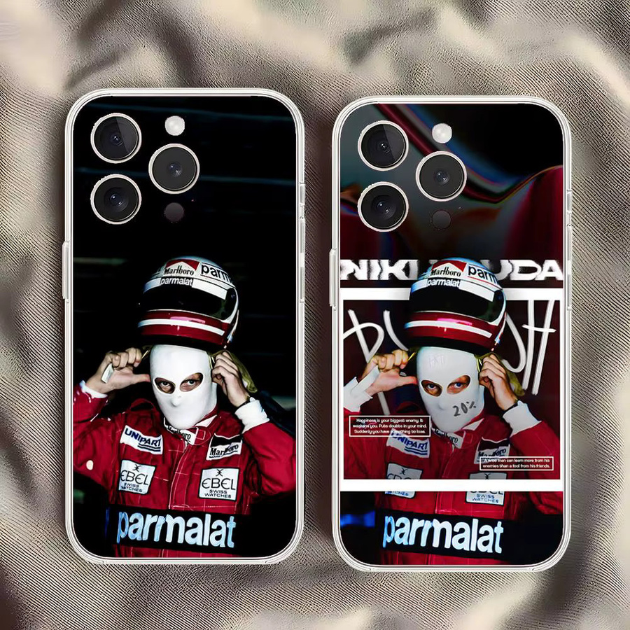 Cool-N-niki Lo-lauda S Handyhülle für Apple iPhone 11 bis 17 Pro Max Mini, luxuriöse transparente Stoßfänger-Schutzhülle - Bild 2