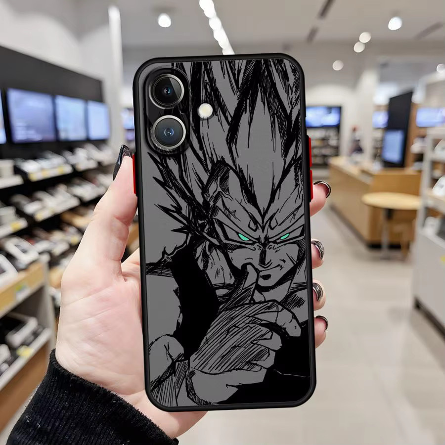 Dragon Ball Handyhülle für Apple iPhone mit Goku und Vegeta Design in Multicolour - Bild 3