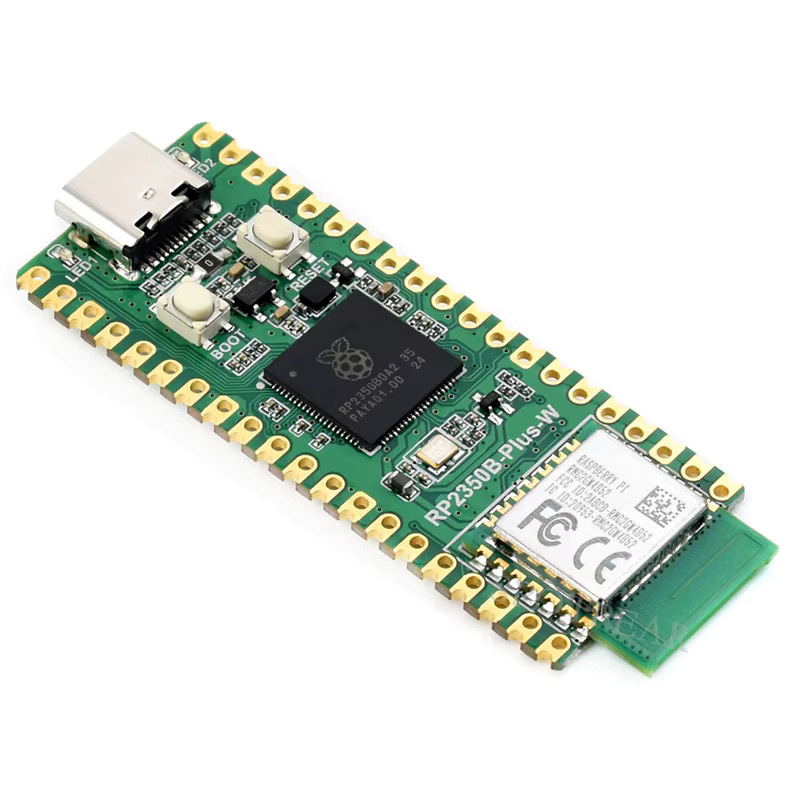 Raspberry Pi Pico 2 RP2350 Entwicklungsboard mit WiFi und Bluetooth in Grün - Bild 2