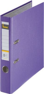 bene Kunststoff-Briefordner Hebelmechanismus violett, Rückenbreite: 45 mm - Bild 1