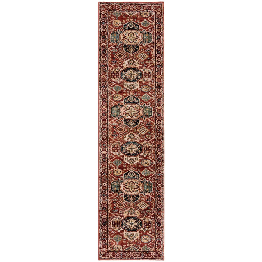 Flair Rugs Vintageteppich Gillingham in Rot mit geometrischem Design, B/T: 66 x 300 cm - Bild 2