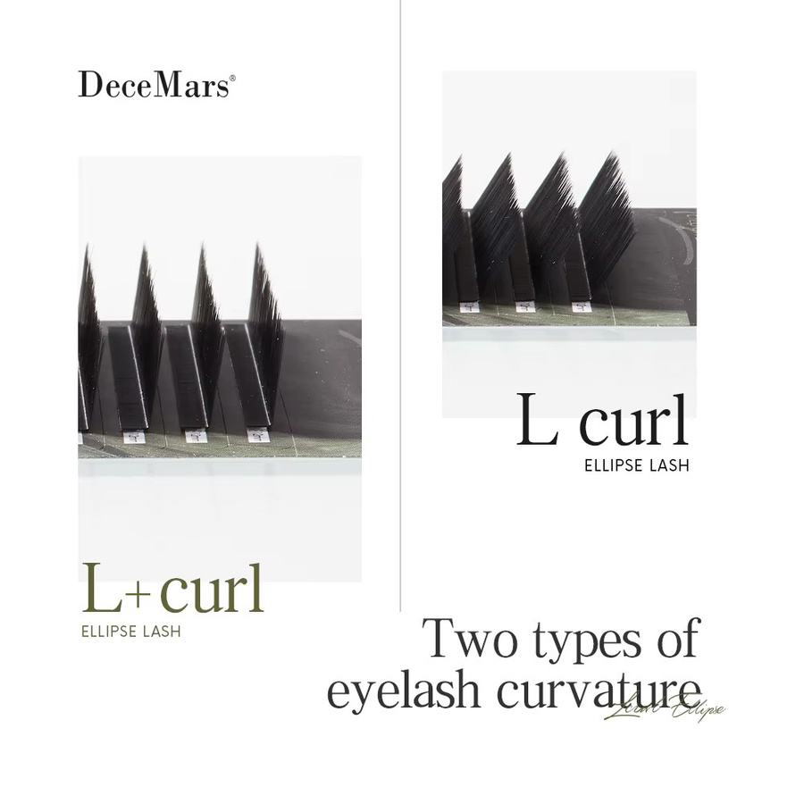 DeceMars Curl Ellipse Lash Wimperncurler, 12-reihig, Tablett - Bild 3