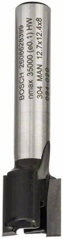 Bosch Nutfräser Hartmetall in Silber, Durchmesser: 12,7 mm, Schaftdurchmesser: 8 mm - Bild 1