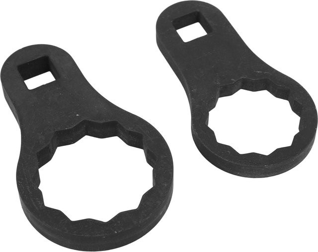 2er-Set Igeteck Kugelgelenk-Schlüssel aus Stahl in Schwarz, 32 mm und 38 mm - Bild 1