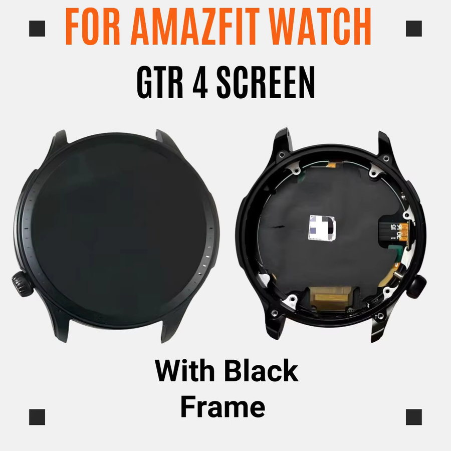 Amazfit GTR 4 LCD-Display-Ersatz Baugruppe in Schwarz - Bild 3