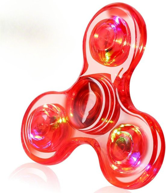 SCIONE LED-Fidget-Spinner, rot - Bild 1