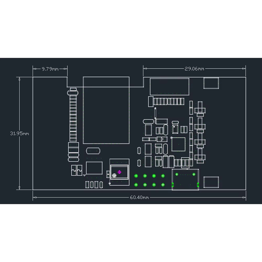 LILYGO FabGL VGA32 ESP32 PSRAM Modul in Schwarz mit VGA, PS/2 Maus und Tastatur Unterstützung - Bild 3