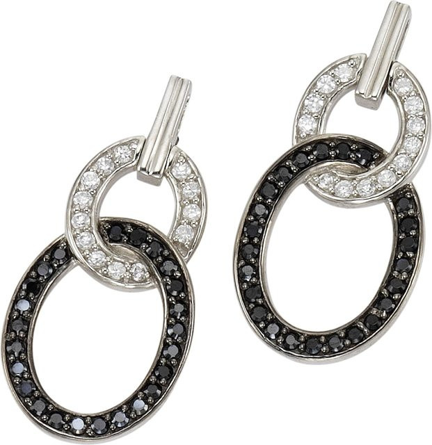 Celesta Ohrringe, 925 Silber, Zirkonia, Damen - Bild 1