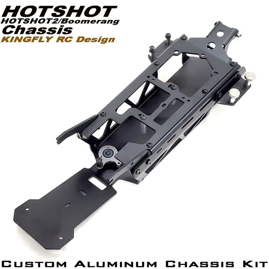 Tamiya RC Aluminium Chassis Kit, Zubehör, Metall, Schwarz, 1-teiliges Set - Bild 2