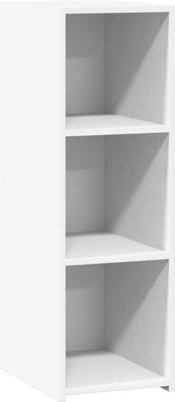 Modernes Sideboard vidaxl aus Holzwerkstoff in Weiß, B/T/H: 30 x 41 x 93 cm - Bild 1