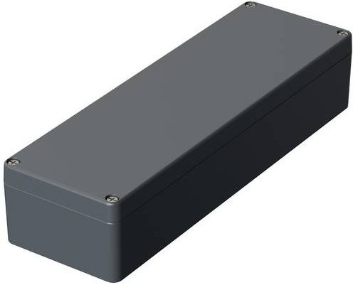 Bopla EUROMAS A 117 Industrie-Gehäuse aus Aluminium in Silber-Grau RAL 7001, B/T/H: 250 x 80 x 52 mm - Bild 1